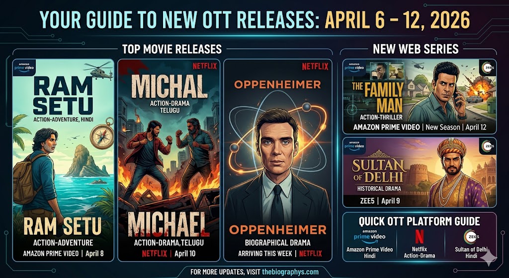 New OTT Releases This Week (April 6 – 12, 2026) — Movies & Web Series to Watch