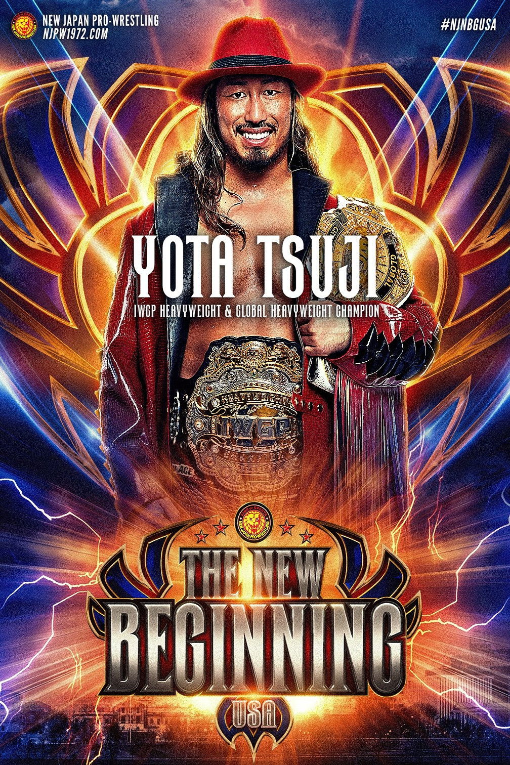 NJPW The New Beginning USA 2026 poster