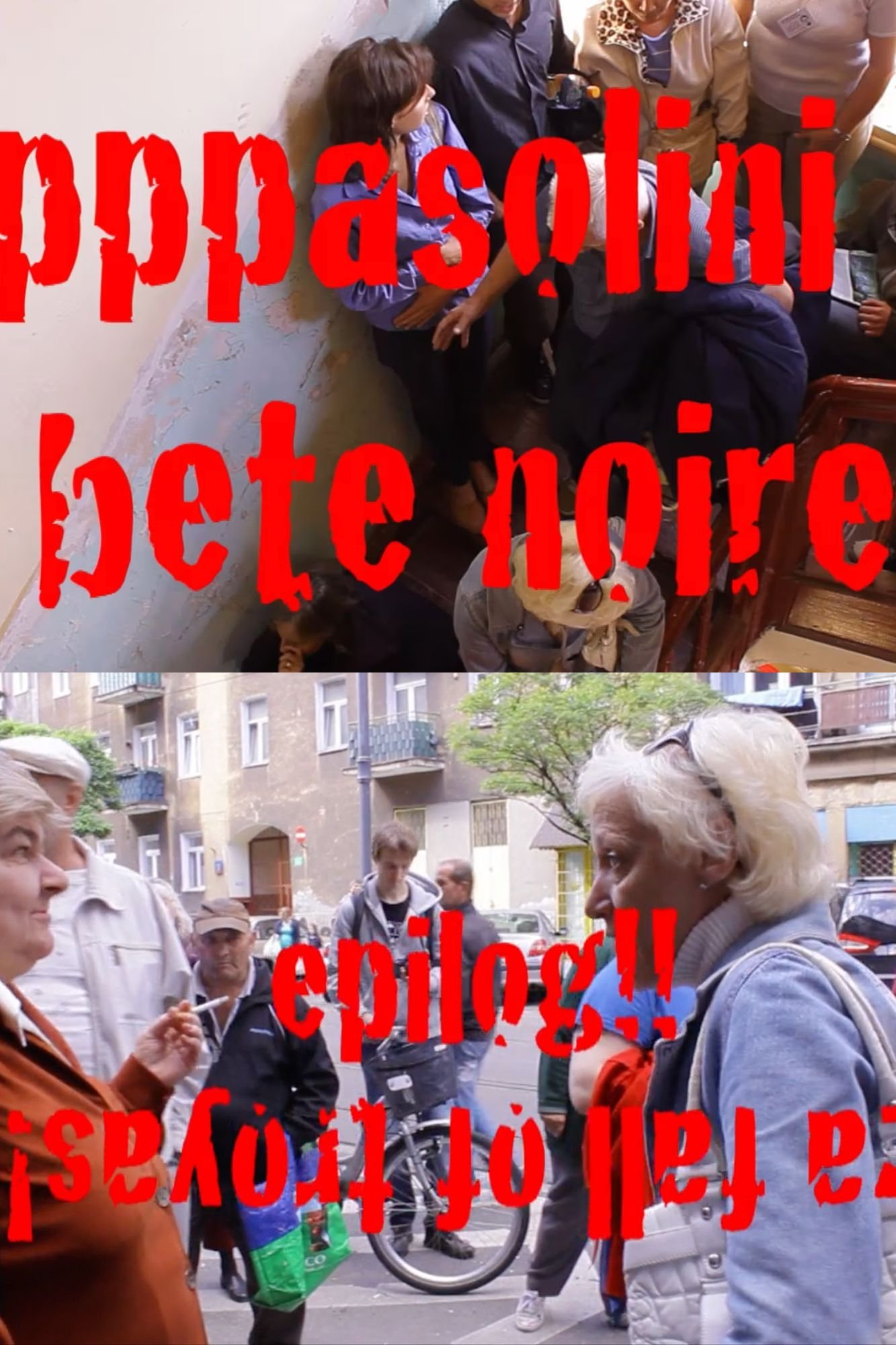 PPPasolini Epilog poster