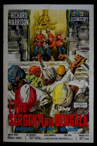 Three Sergeants of Bengal poster