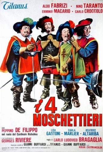 I 4 moschettieri poster
