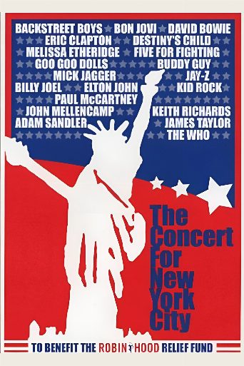The Concert for New York City poster