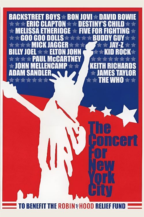 The Concert for New York City poster