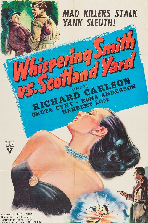 Whispering Smith Hits London poster