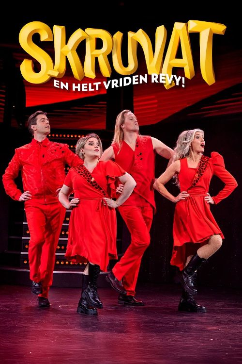 Falkenbergsrevyn: Skruvat – en helt vriden revy poster