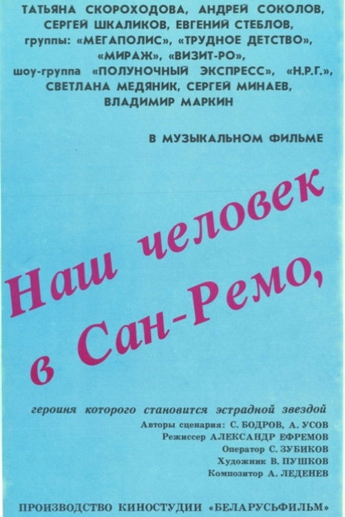 Наш человек в Сан-Ремо poster